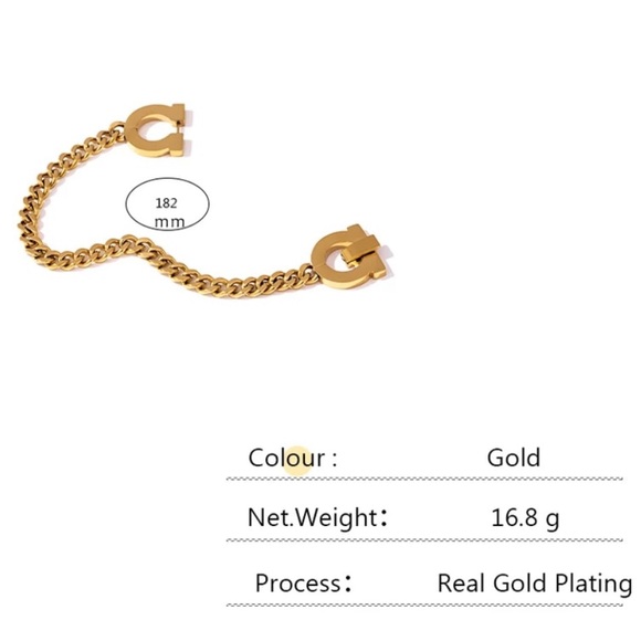 💛Gold plated chain bracelet - Picture 3 of 6